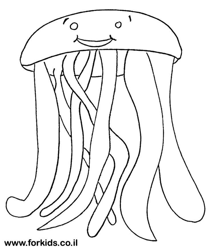 Dibujo para colorear: Medusa (Animales) #20430 - Dibujos para Colorear e Imprimir Gratis