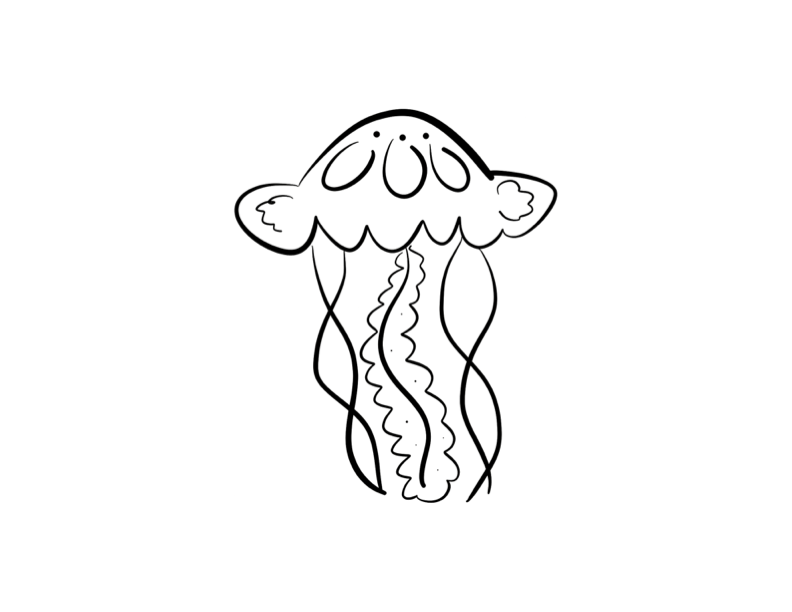 Dibujo para colorear: Medusa (Animales) #20433 - Dibujos para Colorear e Imprimir Gratis