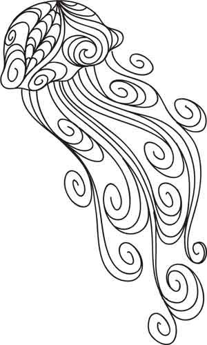 Dibujo para colorear: Medusa (Animales) #20485 - Dibujos para Colorear e Imprimir Gratis