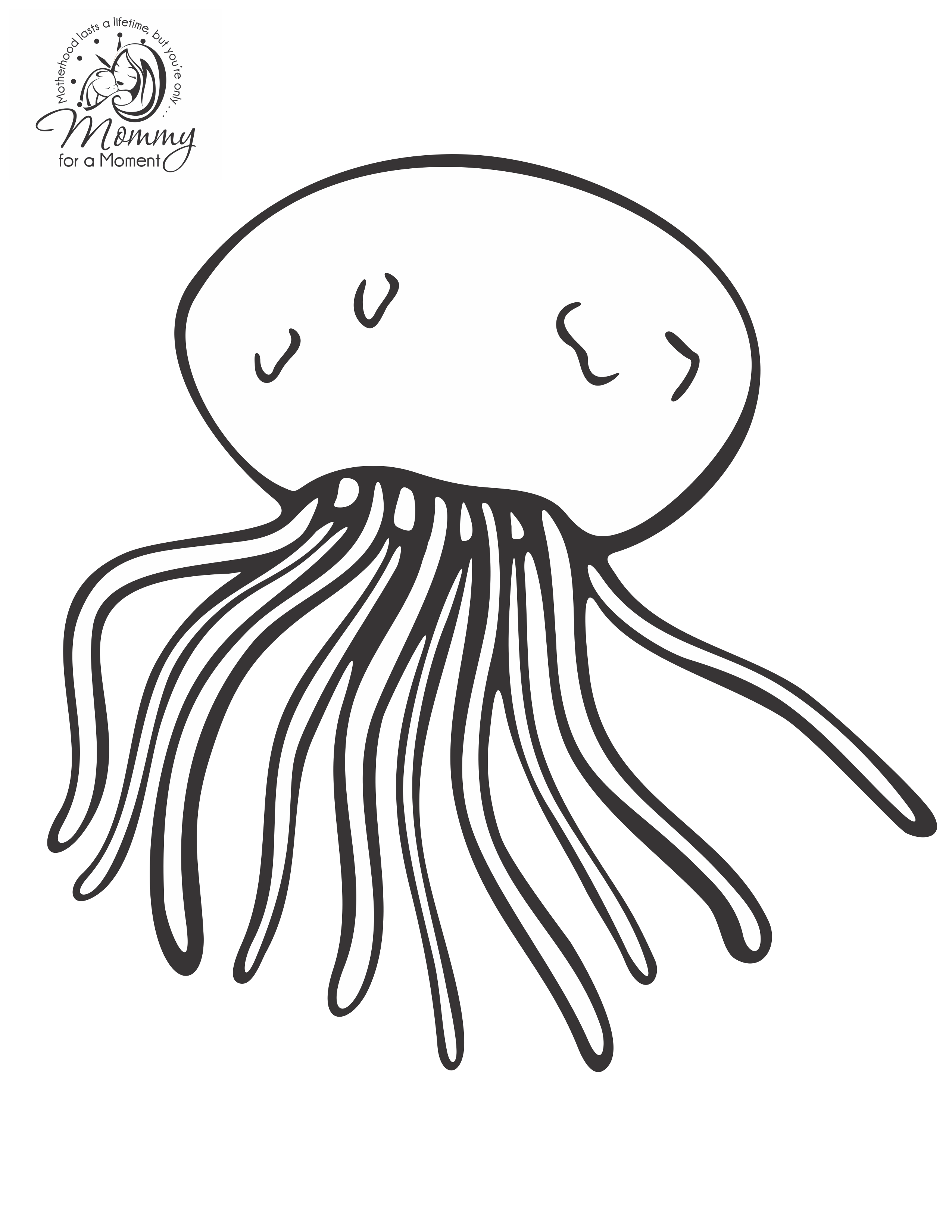 Dibujo para colorear: Medusa (Animales) #20568 - Dibujos para Colorear e Imprimir Gratis