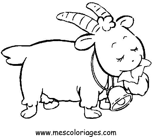 Dibujo para colorear: Oveja (Animales) #11397 - Dibujos para Colorear e Imprimir Gratis