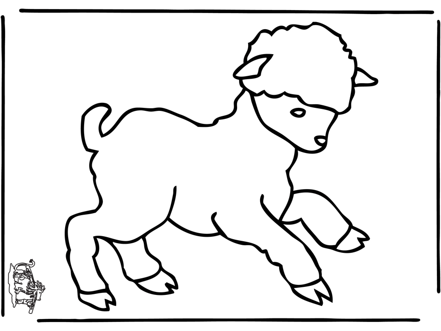 Dibujo para colorear: Oveja (Animales) #11559 - Dibujos para Colorear e Imprimir Gratis