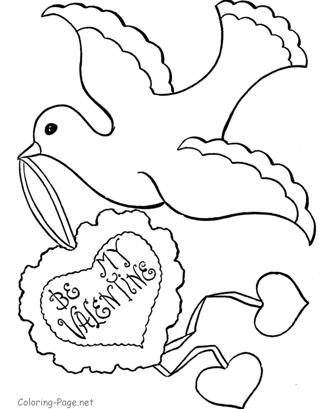 Dibujo para colorear: Paloma (Animales) #3998 - Dibujos para Colorear e Imprimir Gratis