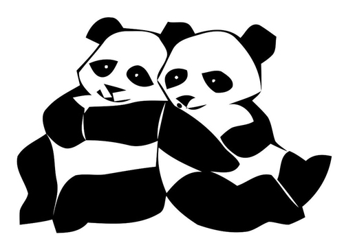 Dibujo para colorear: Panda (Animales) #12446 - Dibujos para Colorear e Imprimir Gratis