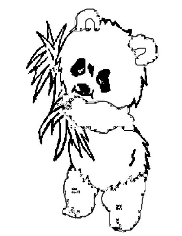 Dibujo para colorear: Panda (Animales) #12451 - Dibujos para Colorear e Imprimir Gratis