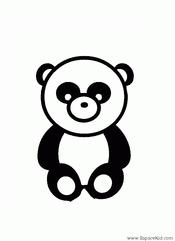 Dibujo para colorear: Panda (Animales) #12458 - Dibujos para Colorear e Imprimir Gratis