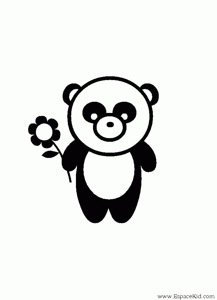 Dibujo para colorear: Panda (Animales) #12461 - Dibujos para Colorear e Imprimir Gratis