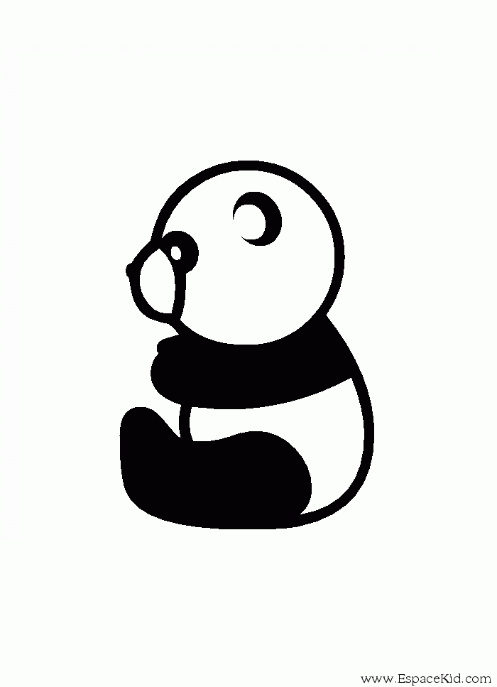 Dibujo para colorear: Panda (Animales) #12477 - Dibujos para Colorear e Imprimir Gratis