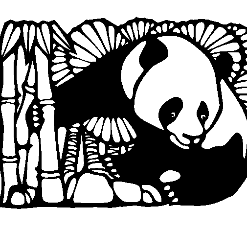 Dibujo para colorear: Panda (Animales) #12497 - Dibujos para Colorear e Imprimir Gratis