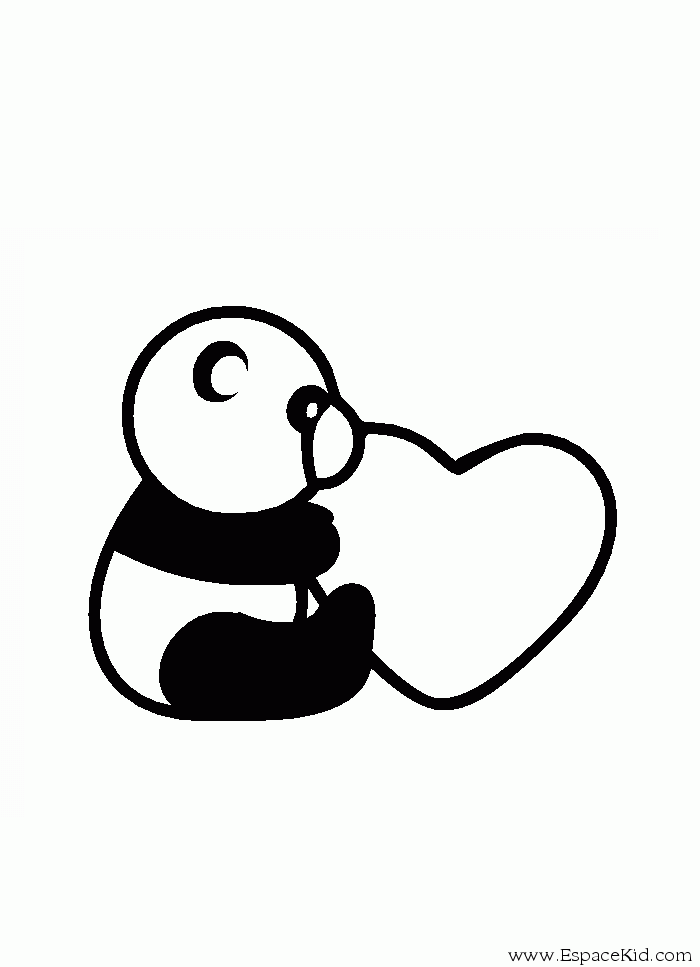 Dibujo para colorear: Panda (Animales) #12505 - Dibujos para Colorear e Imprimir Gratis