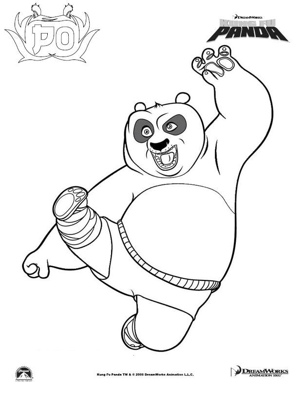 Dibujo para colorear: Panda (Animales) #12578 - Dibujos para Colorear e Imprimir Gratis