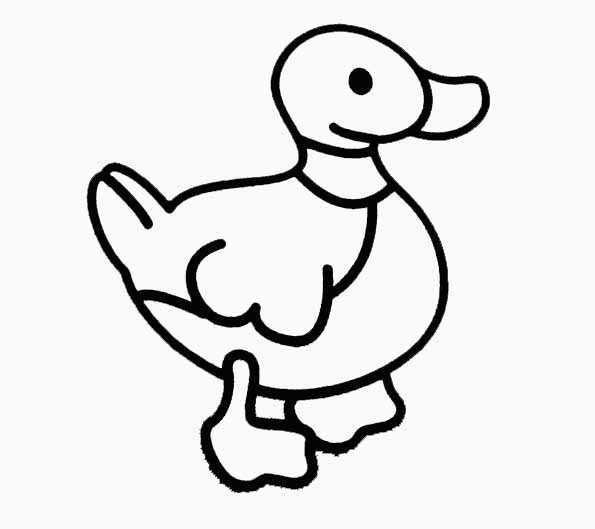 Dibujo para colorear: Pato (Animales) #1464 - Dibujos para Colorear e Imprimir Gratis
