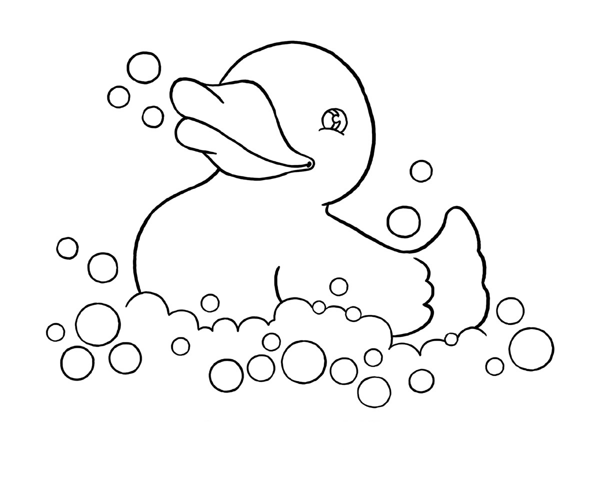 Dibujo para colorear: Pato (Animales) #1467 - Dibujos para Colorear e Imprimir Gratis