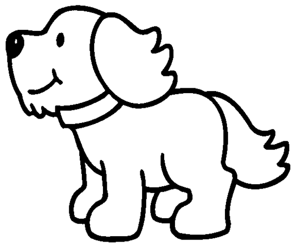 Dibujo para colorear: Perro (Animales) #13 - Dibujos para Colorear e Imprimir Gratis