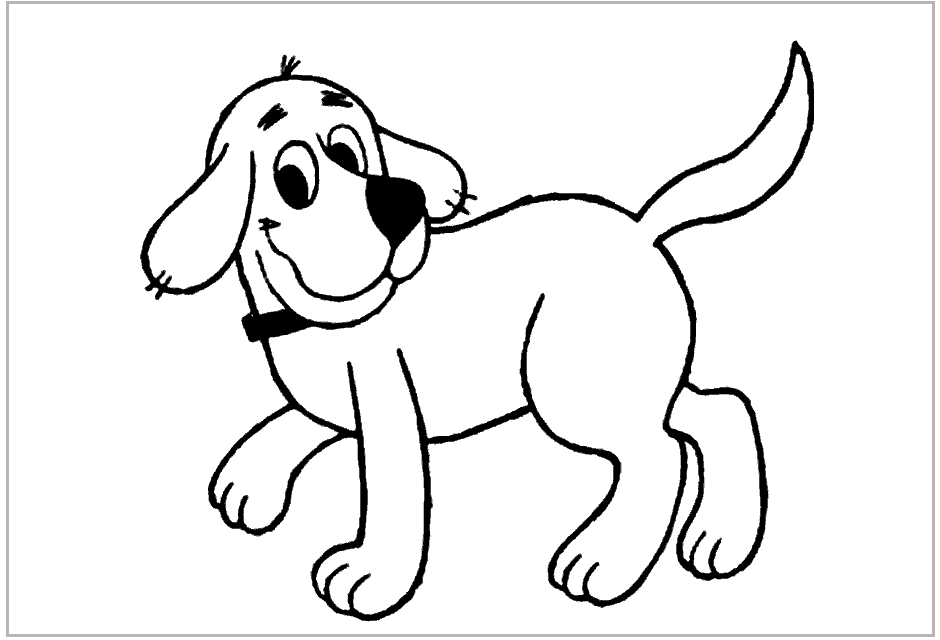Dibujo para colorear: Perro (Animales) #22 - Dibujos para Colorear e Imprimir Gratis