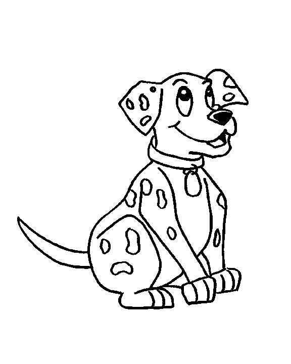 Dibujo para colorear: Perro (Animales) #33 - Dibujos para Colorear e Imprimir Gratis