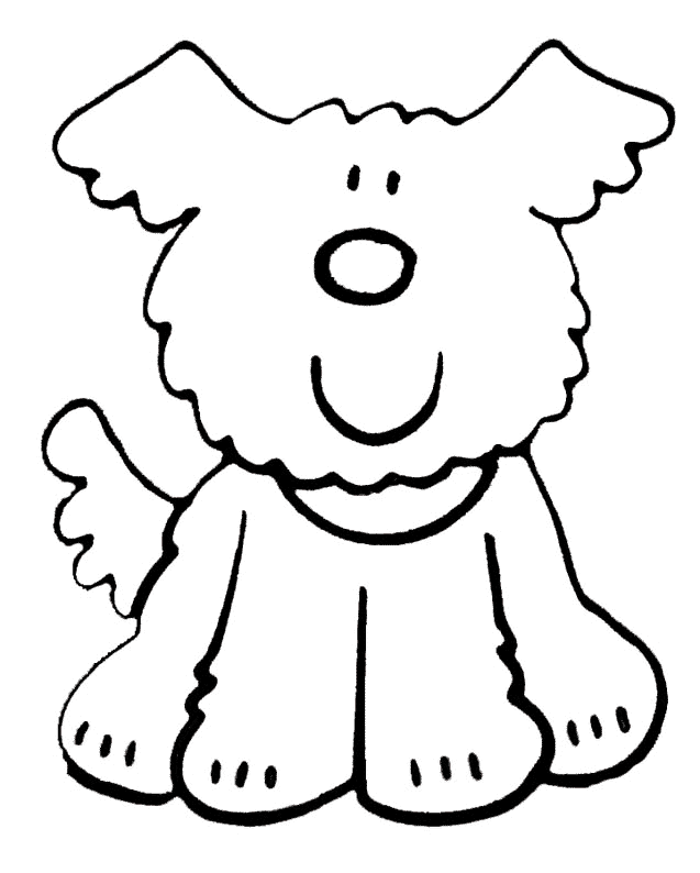 Dibujo para colorear: Perro (Animales) #5 - Dibujos para Colorear e Imprimir Gratis