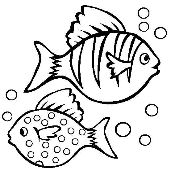 Dibujo para colorear: Pescado (Animales) #17041 - Dibujos para Colorear e Imprimir Gratis