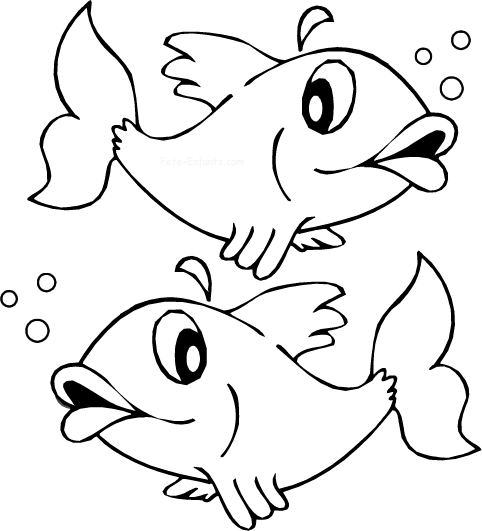 Dibujo para colorear: Pescado (Animales) #17042 - Dibujos para Colorear e Imprimir Gratis