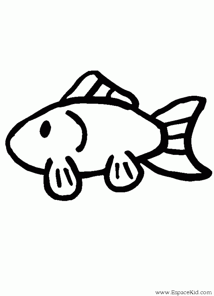 Dibujo para colorear: Pescado (Animales) #17165 - Dibujos para Colorear e Imprimir Gratis