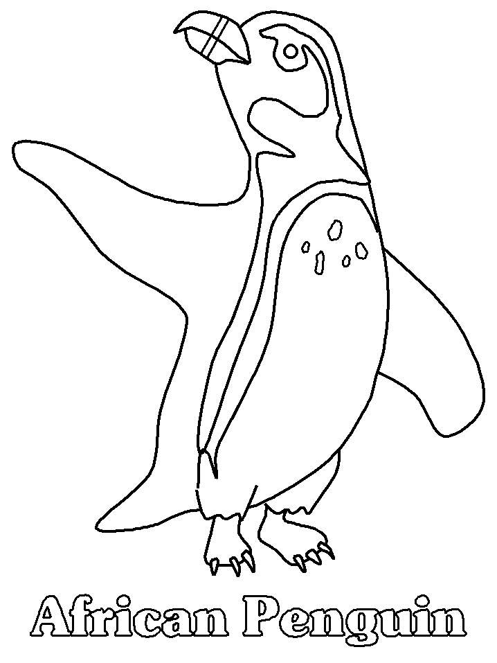 Dibujo para colorear: Pingüino (Animales) #16847 - Dibujos para Colorear e Imprimir Gratis