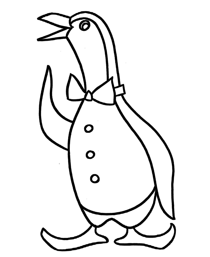 Dibujo para colorear: Pingüino (Animales) #16856 - Dibujos para Colorear e Imprimir Gratis