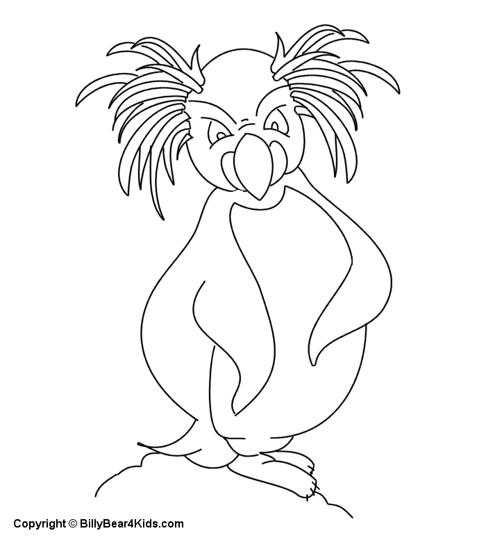 Dibujo para colorear: Pingüino (Animales) #16926 - Dibujos para Colorear e Imprimir Gratis