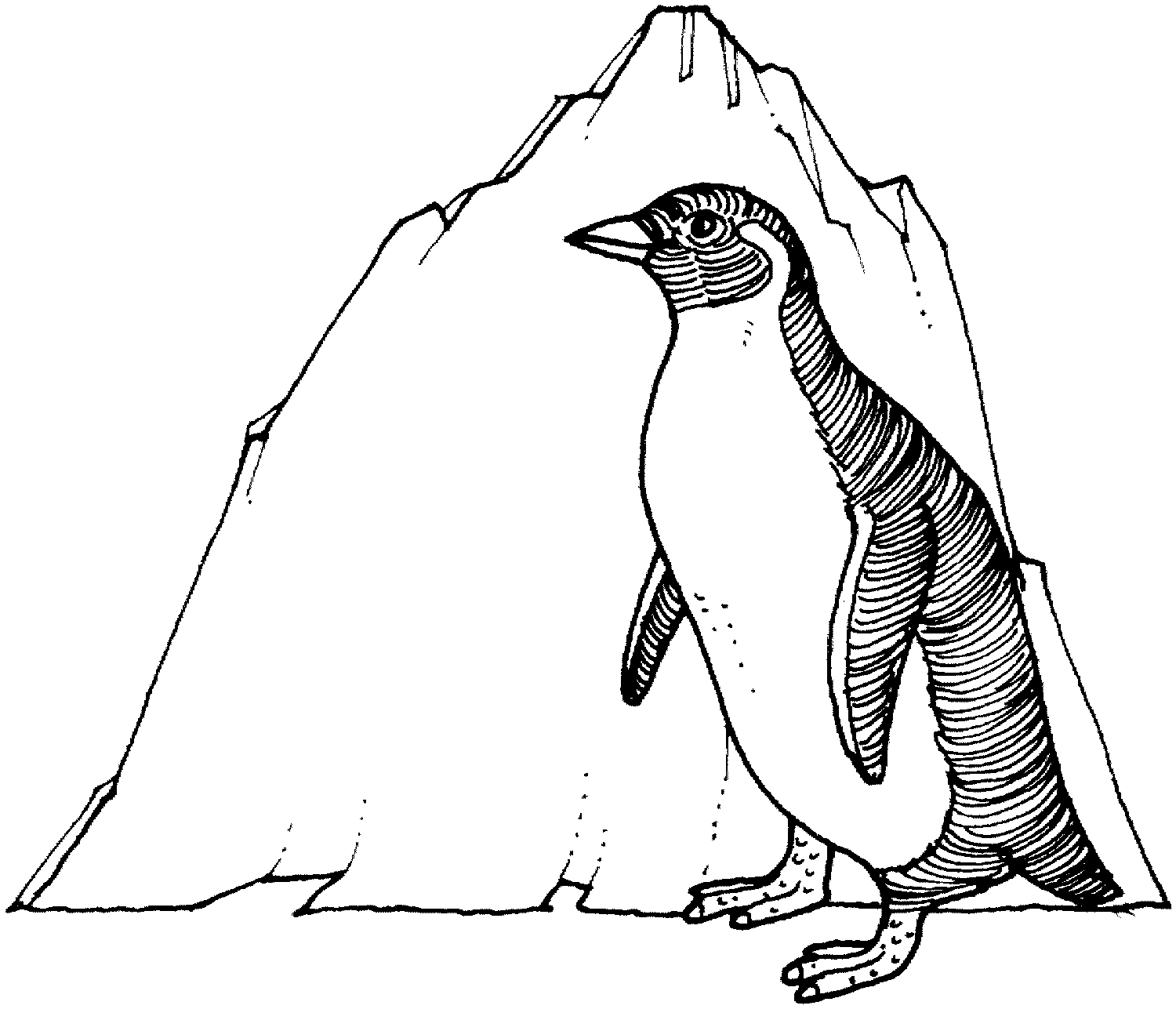 Dibujo para colorear: Pingüino (Animales) #16943 - Dibujos para Colorear e Imprimir Gratis