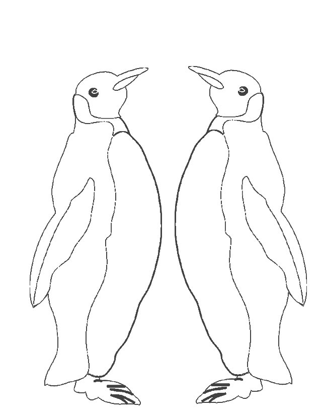 Dibujo para colorear: Pingüino (Animales) #16950 - Dibujos para Colorear e Imprimir Gratis