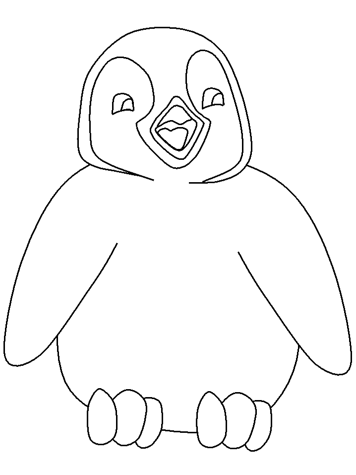 Dibujo para colorear: Pingüino (Animales) #16964 - Dibujos para Colorear e Imprimir Gratis