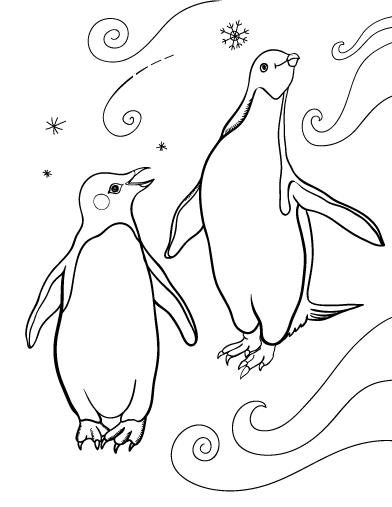 Dibujo para colorear: Pingüino (Animales) #16968 - Dibujos para Colorear e Imprimir Gratis