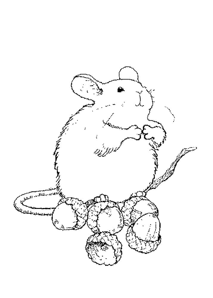 Dibujo para colorear: Ratón (Animales) #13948 - Dibujos para Colorear e Imprimir Gratis