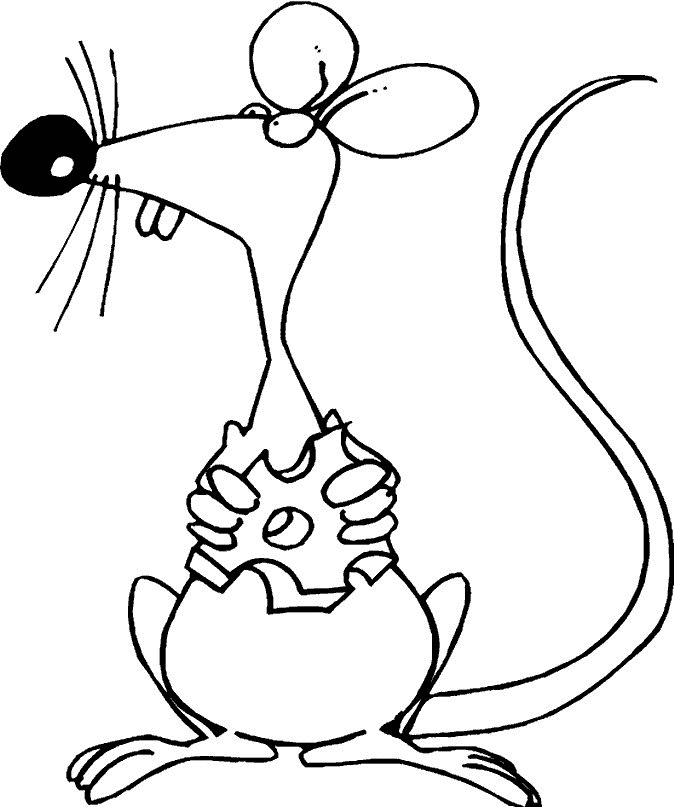Dibujo para colorear: Ratón (Animales) #13949 - Dibujos para Colorear e Imprimir Gratis