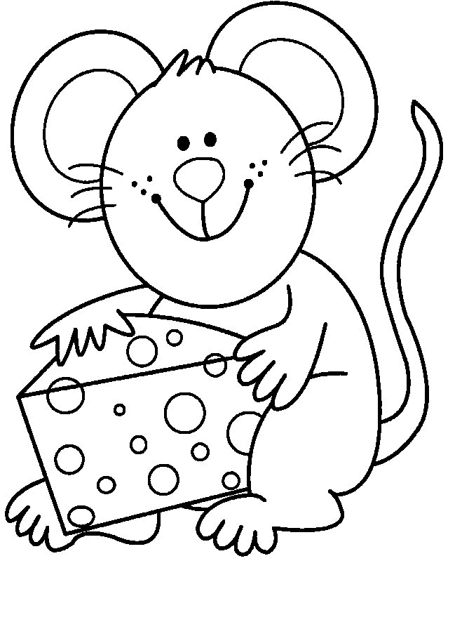 Dibujo para colorear: Ratón (Animales) #13971 - Dibujos para Colorear e Imprimir Gratis