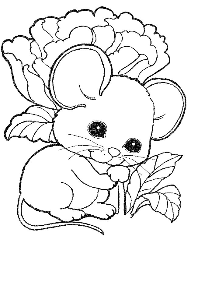 Dibujo para colorear: Ratón (Animales) #13976 - Dibujos para Colorear e Imprimir Gratis