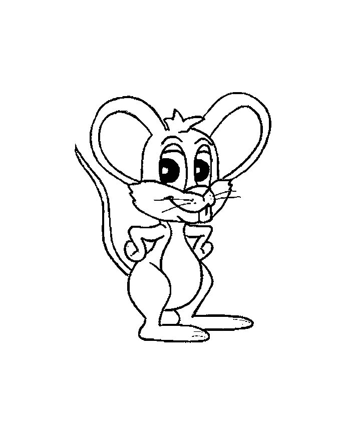 Dibujo para colorear: Ratón (Animales) #13977 - Dibujos para Colorear e Imprimir Gratis