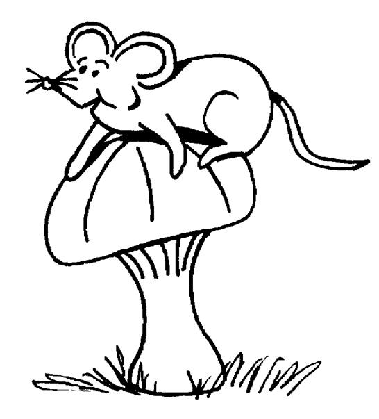 Dibujo para colorear: Ratón (Animales) #13984 - Dibujos para Colorear e Imprimir Gratis