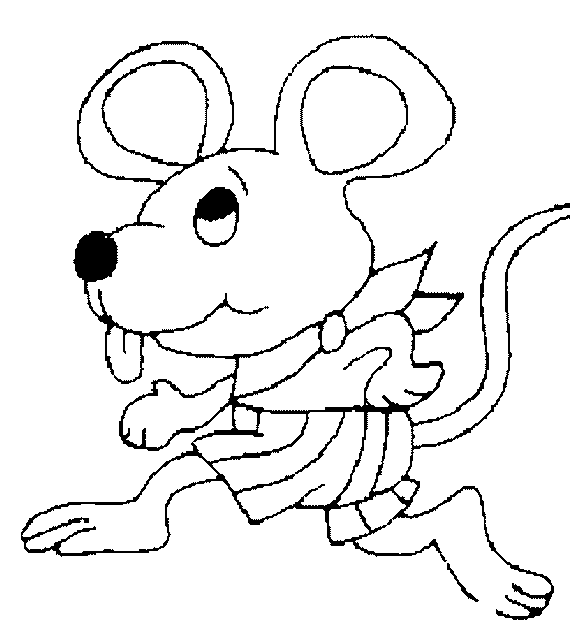 Dibujo para colorear: Ratón (Animales) #14026 - Dibujos para Colorear e Imprimir Gratis