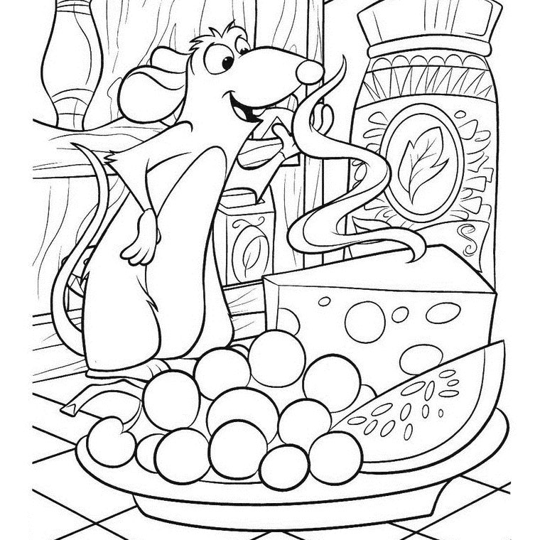 Dibujo para colorear: Ratón (Animales) #14034 - Dibujos para Colorear e Imprimir Gratis