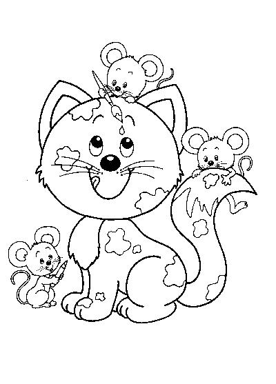 Dibujo para colorear: Ratón (Animales) #14042 - Dibujos para Colorear e Imprimir Gratis
