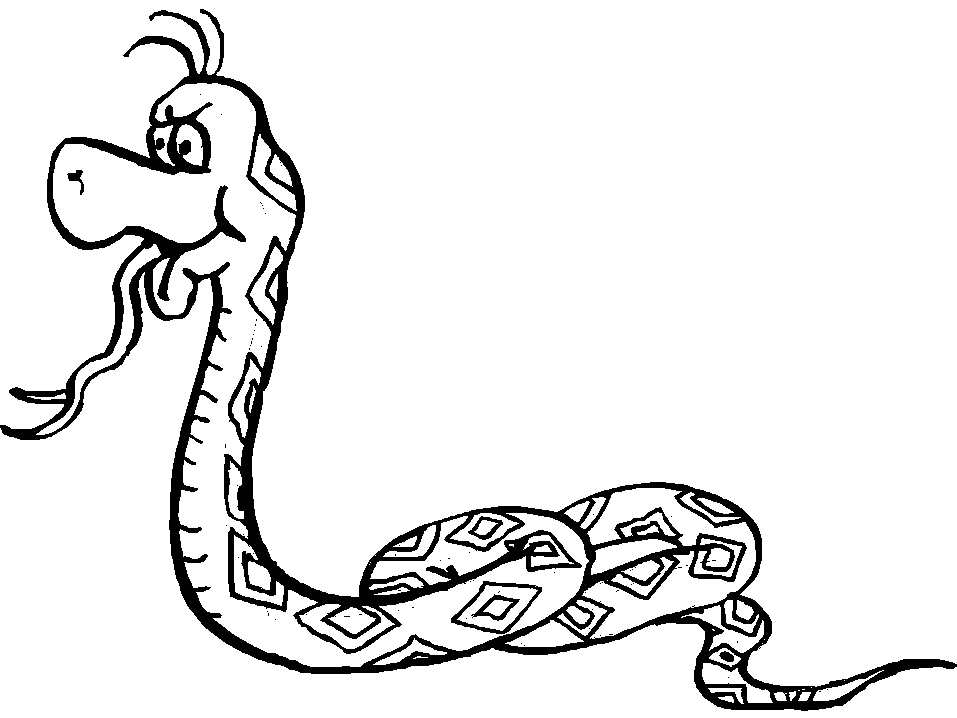 Dibujo para colorear: Serpiente (Animales) #14354 - Dibujos para Colorear e Imprimir Gratis