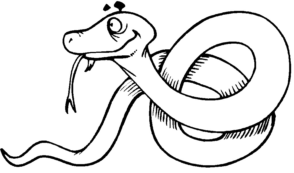 Dibujo para colorear: Serpiente (Animales) #14362 - Dibujos para Colorear e Imprimir Gratis