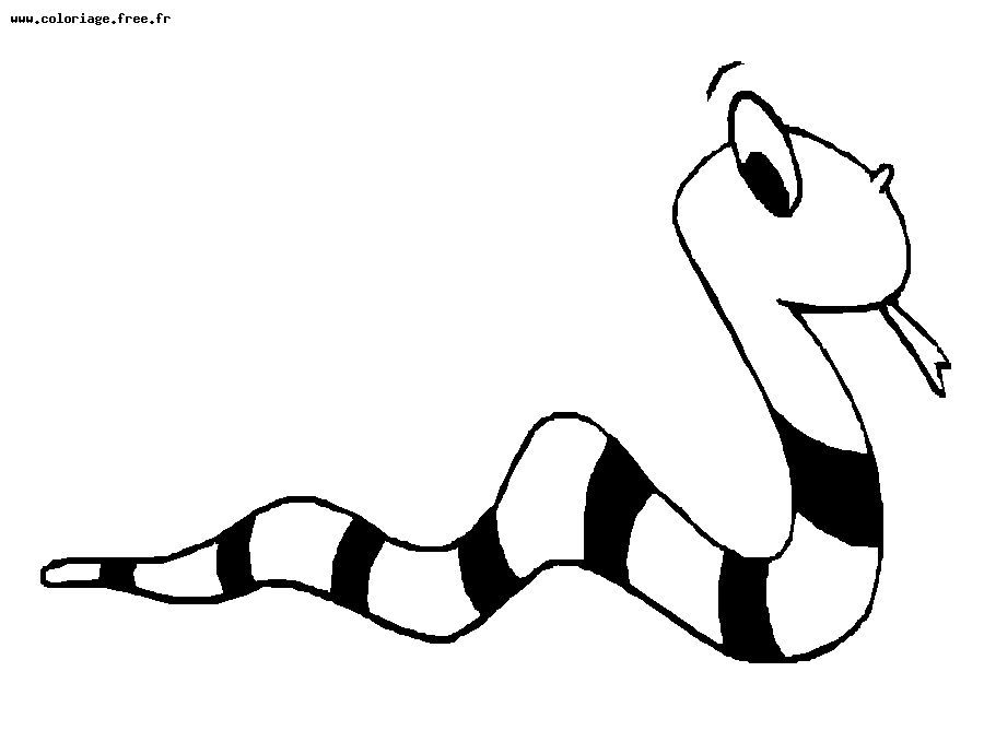 Dibujo para colorear: Serpiente (Animales) #14479 - Dibujos para Colorear e Imprimir Gratis