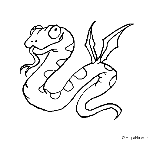 Dibujo para colorear: Serpiente (Animales) #14515 - Dibujos para Colorear e Imprimir Gratis