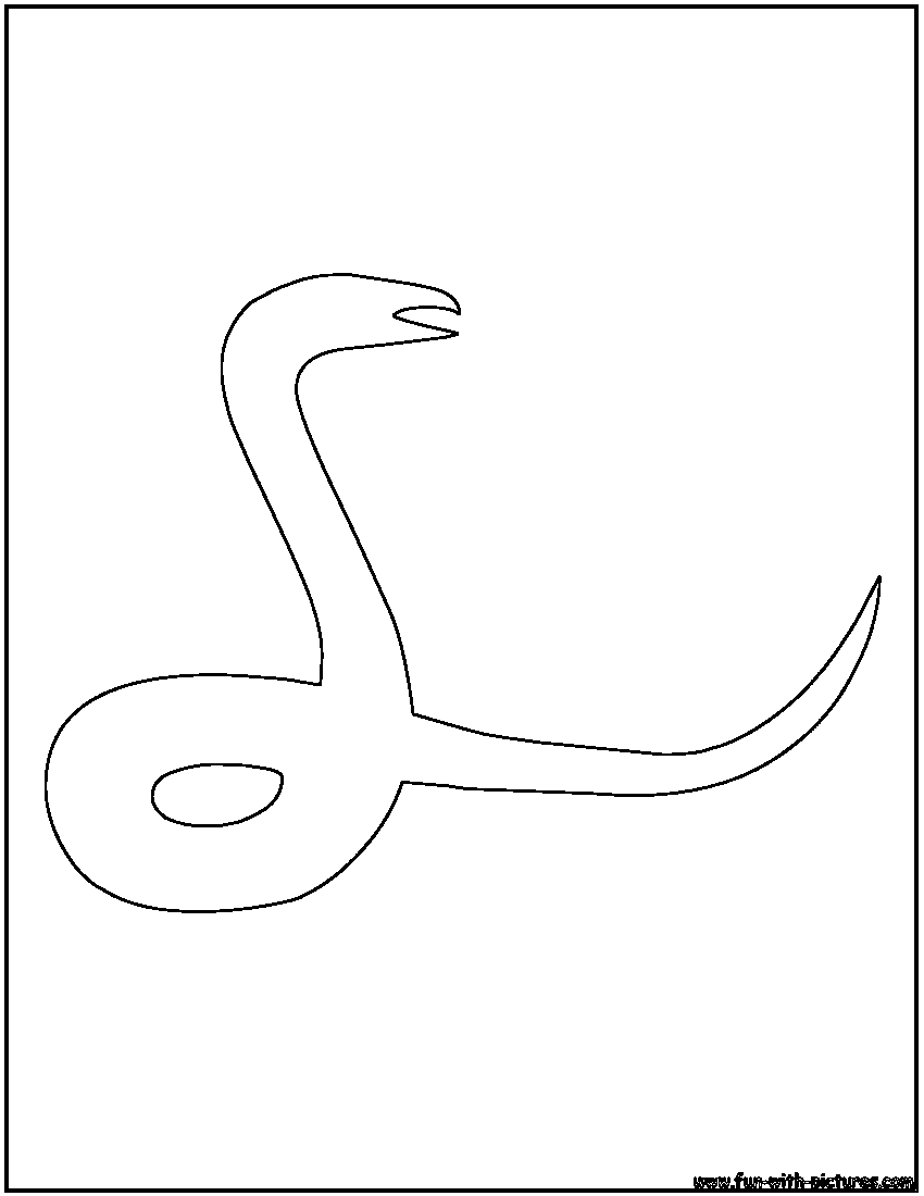Dibujo para colorear: Serpiente (Animales) #14531 - Dibujos para Colorear e Imprimir Gratis