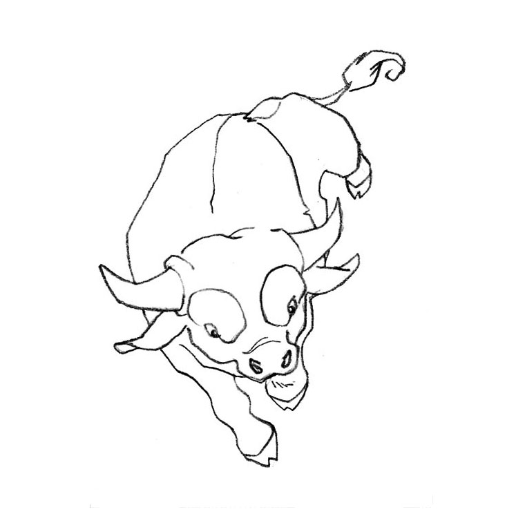 Dibujo para colorear: Tauro (Animales) #13794 - Dibujos para Colorear e Imprimir Gratis