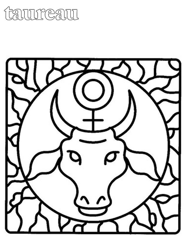 Dibujo para colorear: Tauro (Animales) #13859 - Dibujos para Colorear e Imprimir Gratis