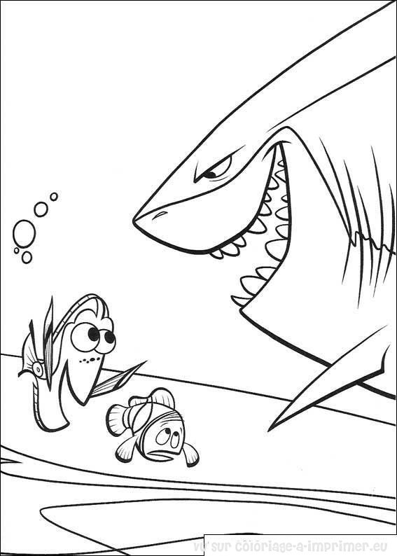 Dibujo para colorear: Tiburón (Animales) #14868 - Dibujos para Colorear e Imprimir Gratis
