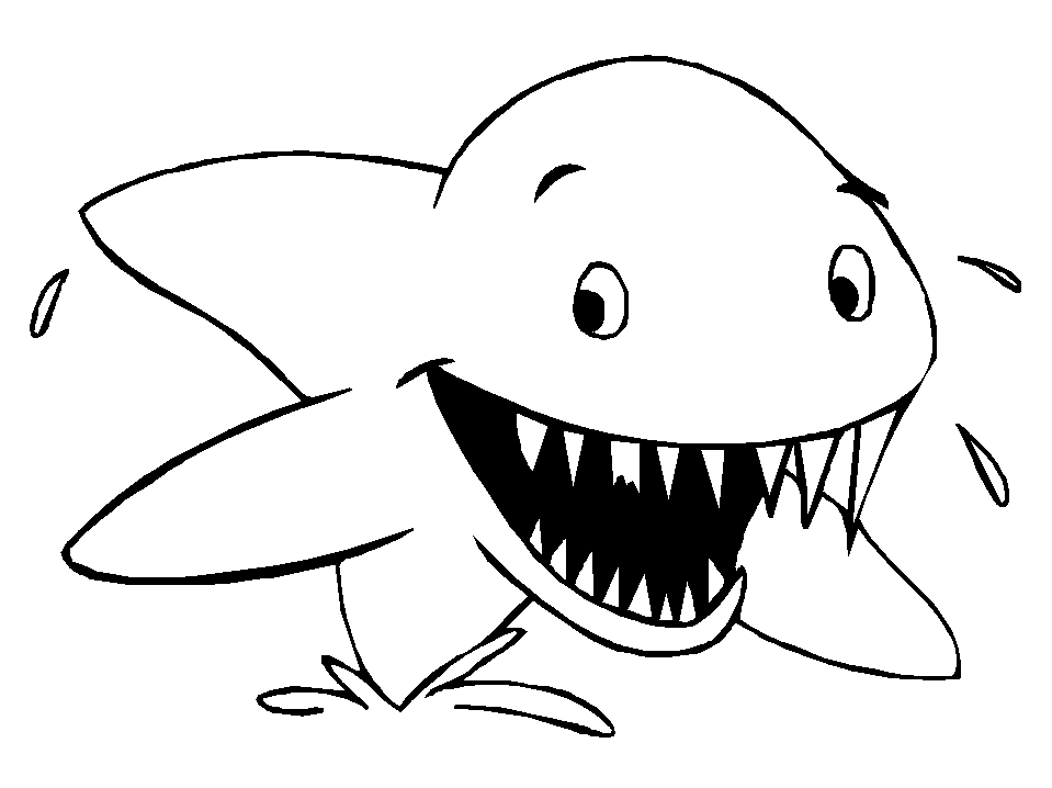 Dibujo para colorear: Tiburón (Animales) #14946 - Dibujos para Colorear e Imprimir Gratis
