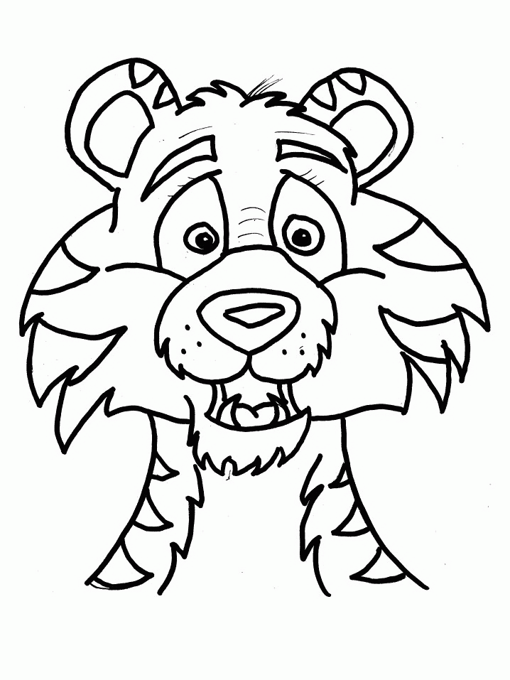 Dibujo para colorear: Tigre (Animales) #13653 - Dibujos para Colorear e Imprimir Gratis